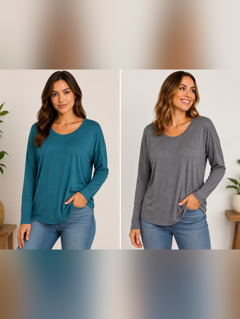 Magellan Moisture Wicking Long Sleeve Tops 2-Pack XL